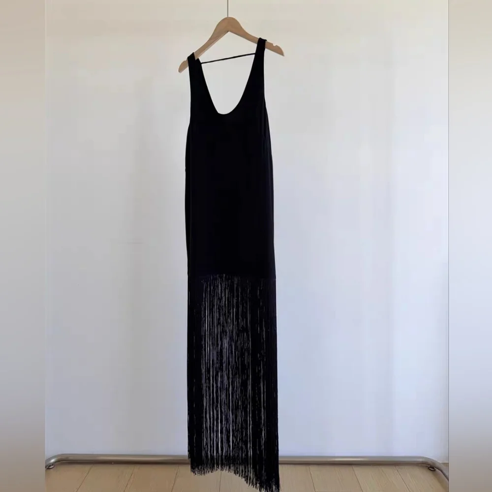 Mr. Larkin Tassel Slip Dress - Picture 8 of 10